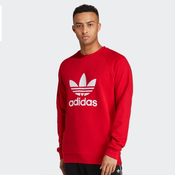 Adidas Adicolor Classics Trefoil Crewneck Sweatshirt - Picture 2 of 12
